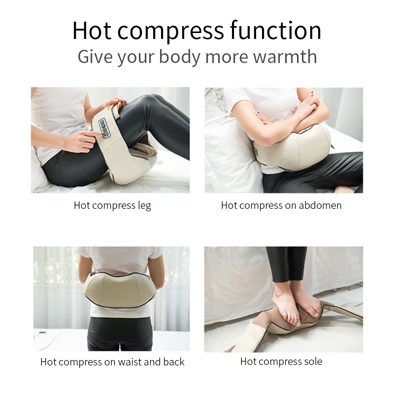 New Electric Massager Shawl cervical Neck Shoulder Back Body Massage belt with heat function shiatsu