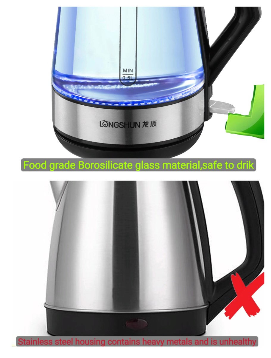 Factory direct sales glass electric kettle household constant temperature electric large capacity kettle