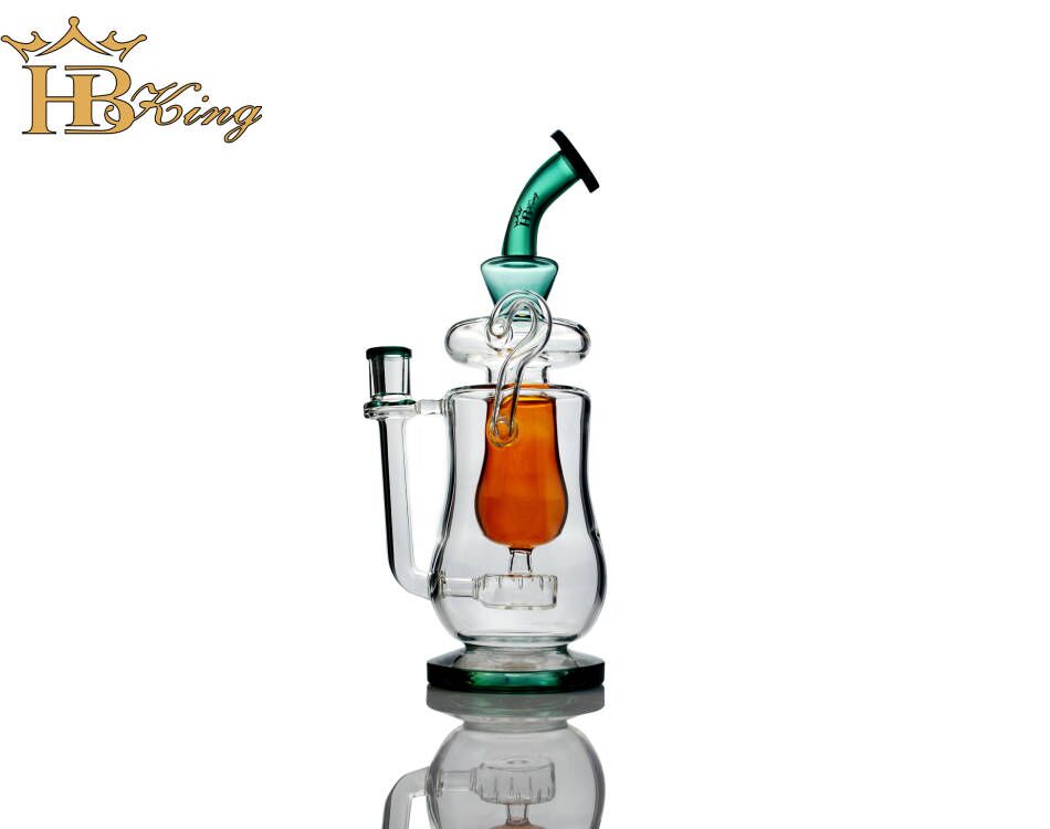 kr385 11 inch Double Wall klein recycler heavy bongs