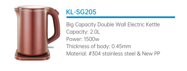 Plastic Electric Kettle Kitchen Appliance Tea Water Kettle 18L