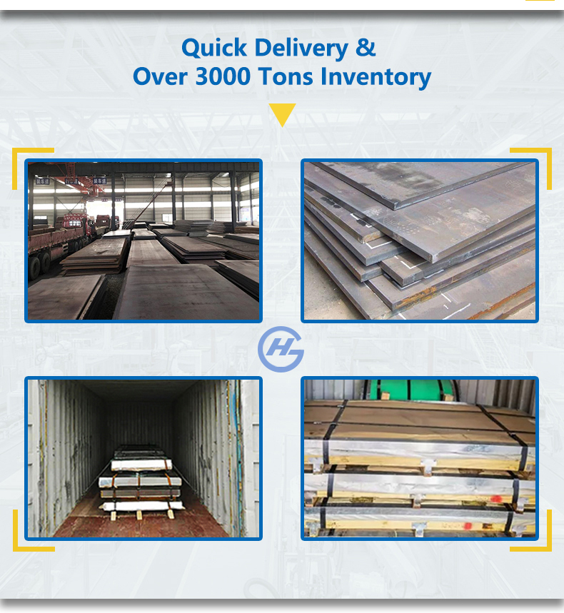 Manganese Steel Plates Q355b Q355c Q355d Q355nc Q355bnd C20 C40 Can Be Used in Buildings Bridges Etc