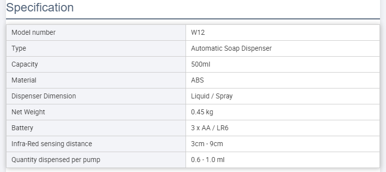 Commercial Refillable 500ml Plastic Automatic Wallmount Sanitizer Liquid Spray Soap Dispenser