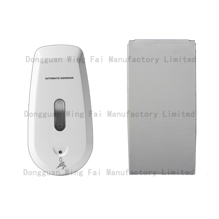 Commercial Refillable 500ml Plastic Automatic Wallmount Sanitizer Liquid Spray Soap Dispenser