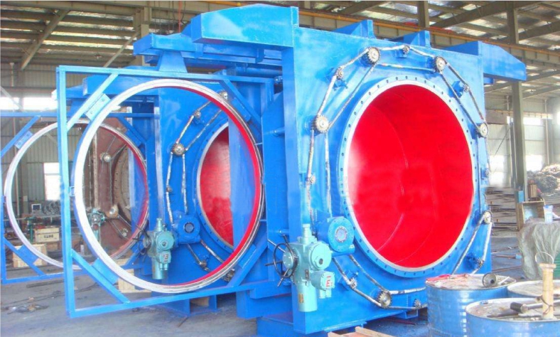 Open Type Goggle Valve for Blast Furnace