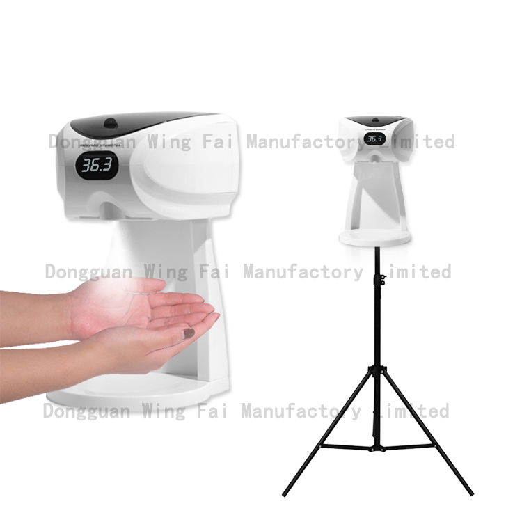 Commercial Wall Mounted 430ml Automatic Hand Sanitizer Alcohol Liquid Foam Spray Soap Dispenser