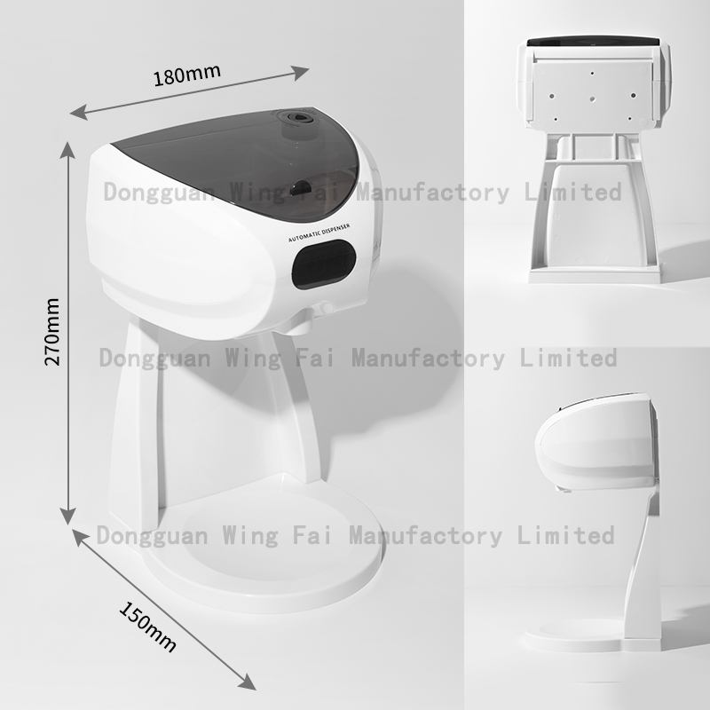 Commercial Wall Mounted 430ml Automatic Hand Sanitizer Alcohol Liquid Foam Spray Soap Dispenser
