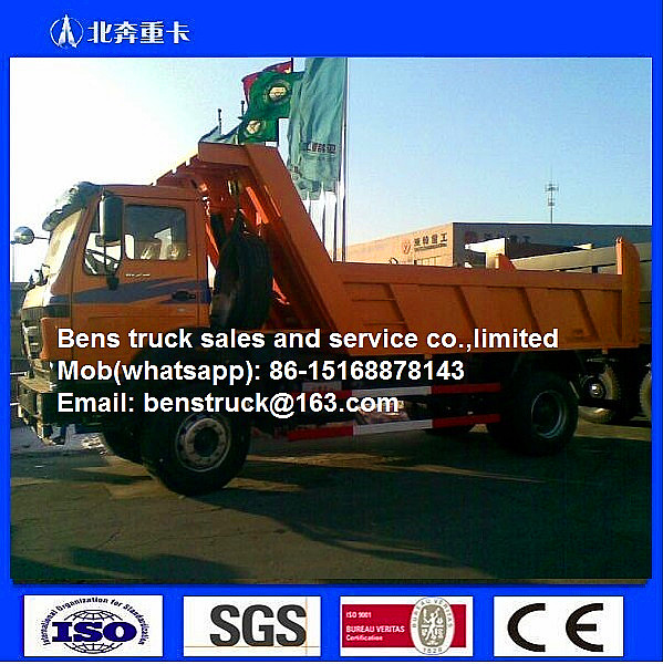 China Best Truck Beiben NG80 4x24x4 6 Wheels Tipper Dump Truck Low Price for Sale