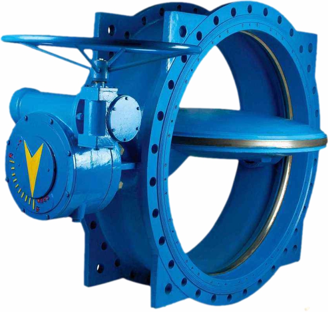 Gas regulating butterfly valve