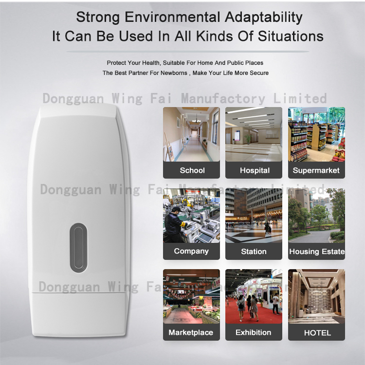 Commercial 500ml Highquality Liquid Spray Alcohol Gel Wall Mounted Manual Soap Dispenser for Public Places