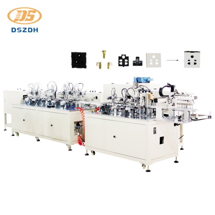 Fully automatic switch socket assembly machine automated assembly machine production line manufacturer China