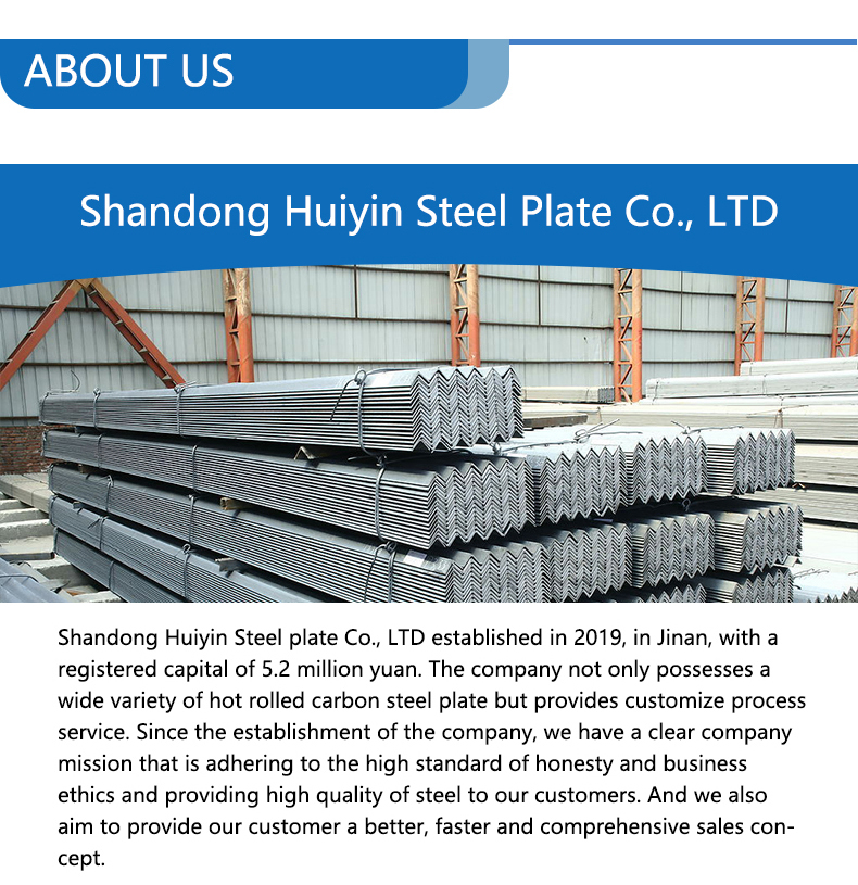 Q195 Q215 Q235B Q345B Hot Rolled Galvanizing Machinable Angle Steel