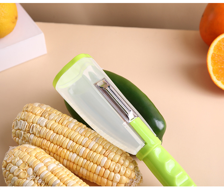 Can carry kitchen peeling knife antipeeling fruit and vegetable peeler with barrel peeling function