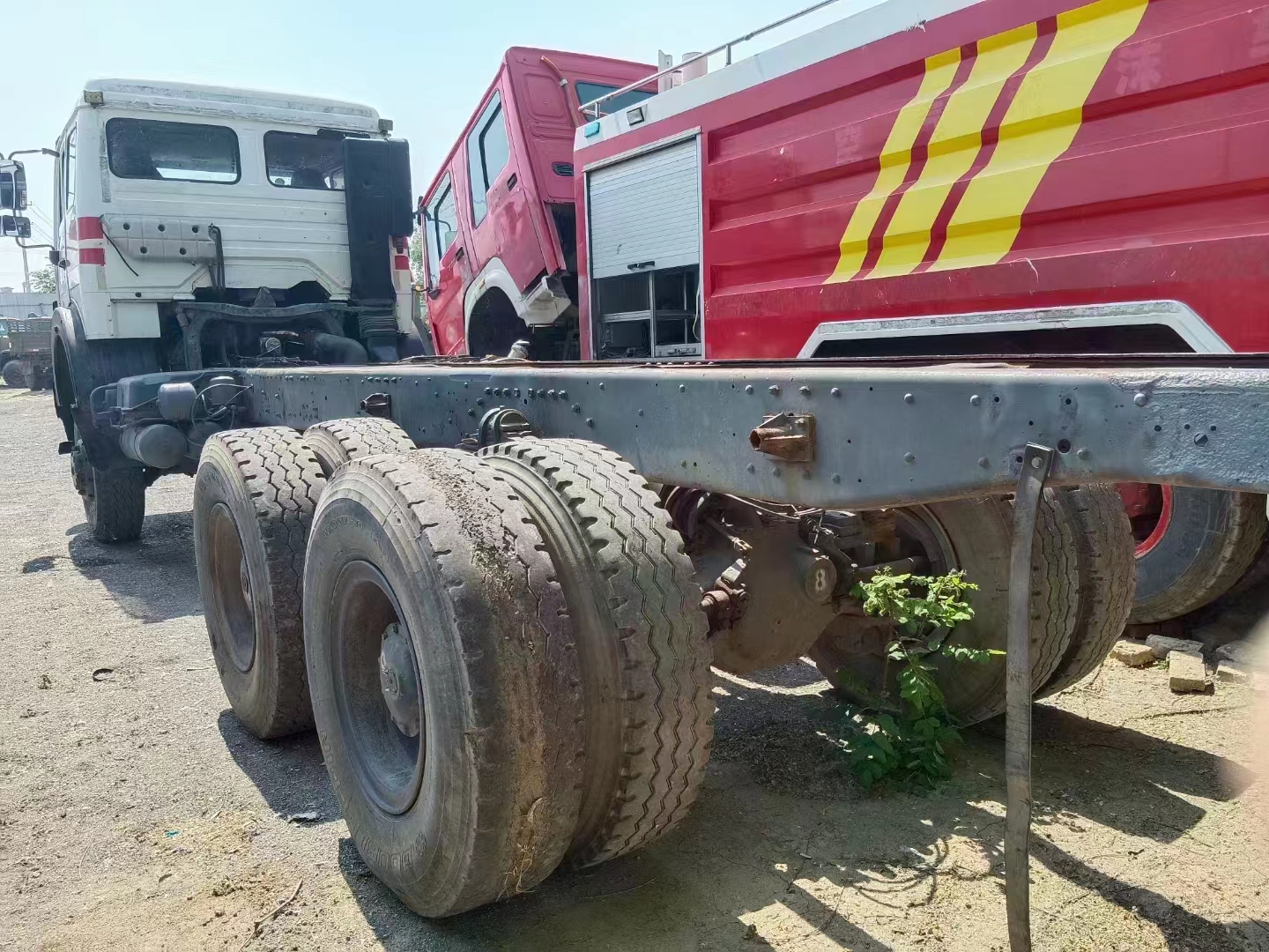 Original Condition Beiben 6x666 Used Cargo Truck Chassis Low Price for Sale