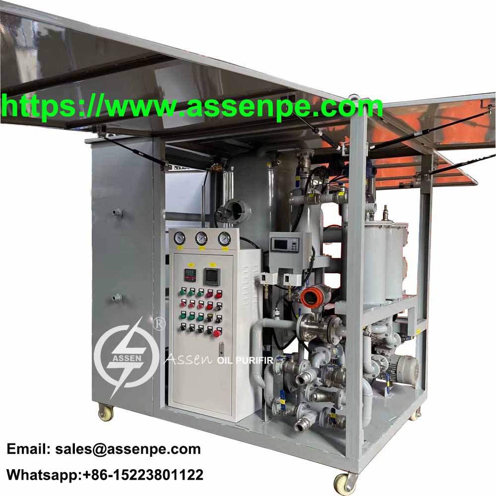 3000 LH Doublestage Transformer Oil Dehydration Process unit
