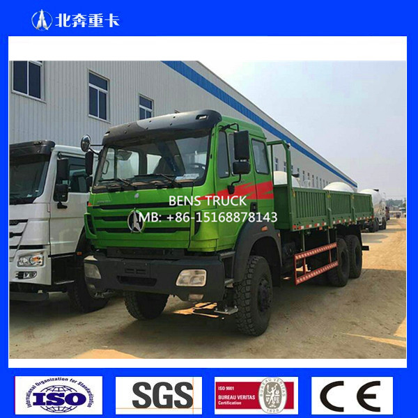 Beiben north benz NG80 6x6 all wheel driving cargo truck Green