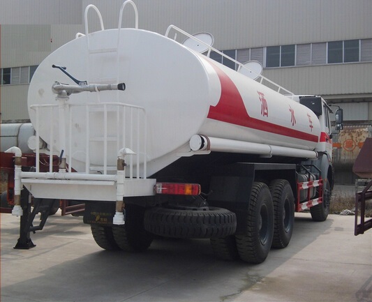 15000L Beiben North Benz 6x4 Water Tank Truck 340HP Water Bowser Truck 
