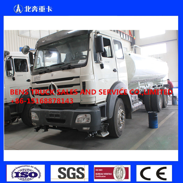 15000L Beiben North Benz 6x4 Water Tank Truck 340HP Water Bowser Truck Watering Cart2634FZ