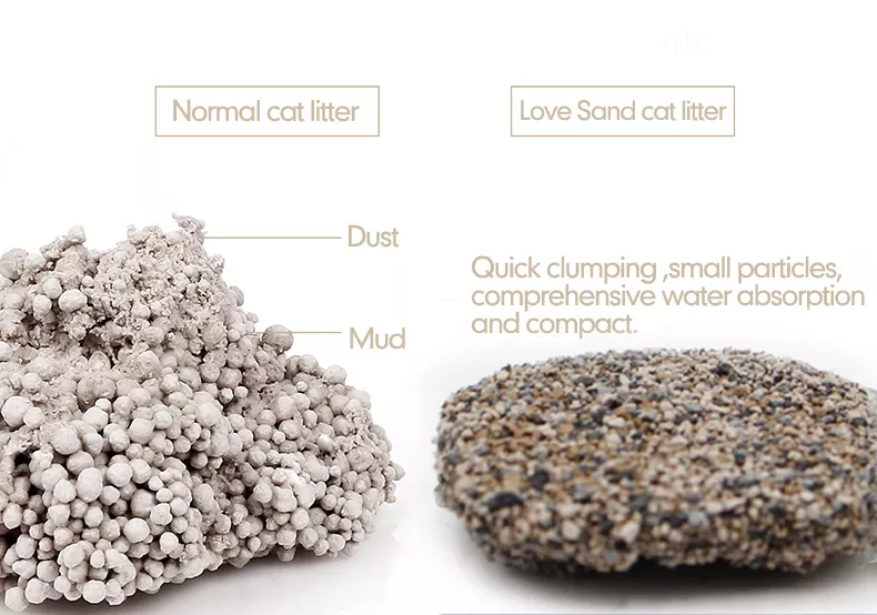 Black Mineral Cat Litter Eco Best Selling Original Cat Sanitary Sand