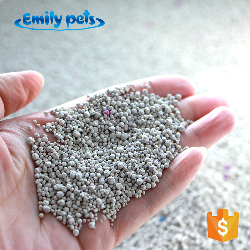 OEM Factory 135mm Dust Free Strong Clumping Arena Para Gato Colorful Ball Shape Premium Bentonite Cat Litter