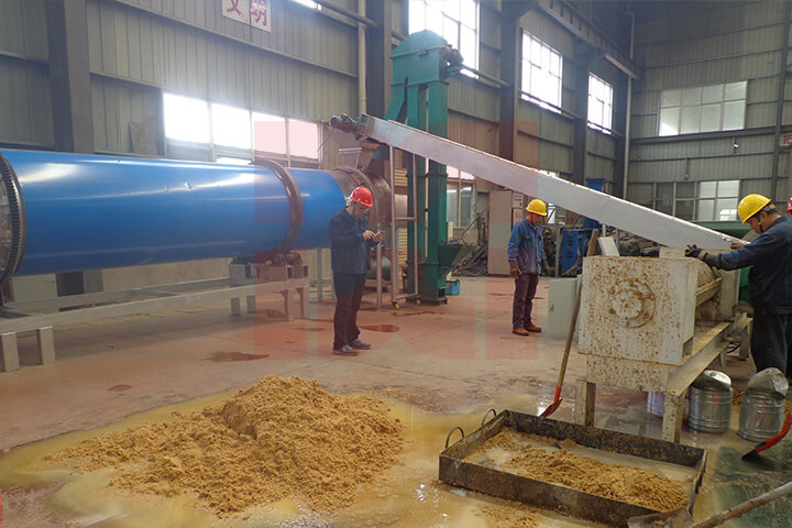 Brewery Waste Vinasse Dryer Spent Brewers Grain Rotary Drum Dryer