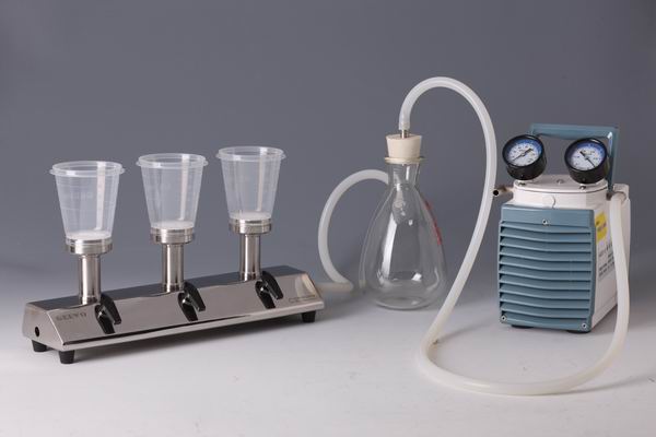 microbial filtration system for microbiology test