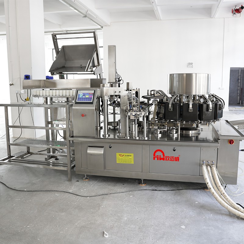 Rotary Auto Weighing Type Snack Pillow Premade Bag Vacuum Packaging Packing Machine Food