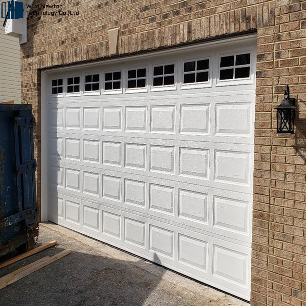 Factory Direct Sale Modern Design Best Price Remote Control Automatic Overhead Sectional Garage Door with Motor