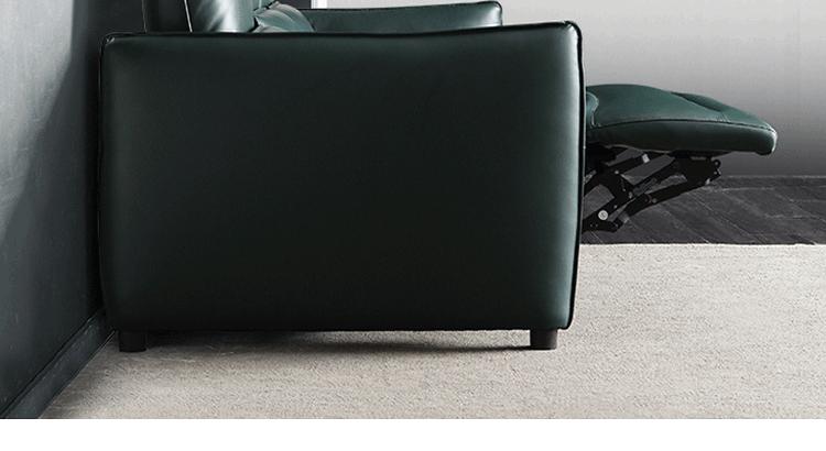 Italian Leather Sofa Living Room Combination Sofa Space Capsule Electric Function Light Luxury