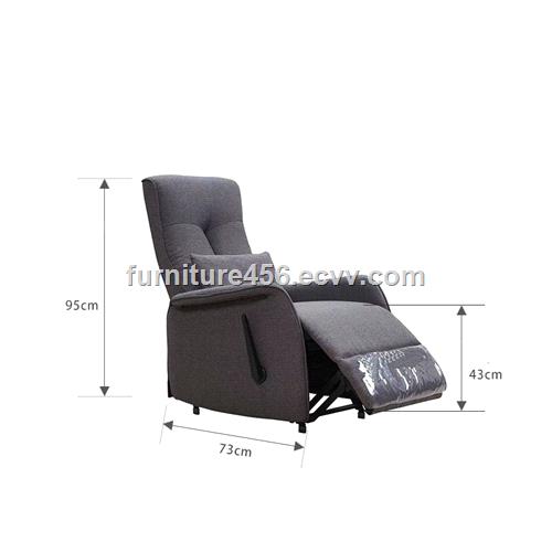 ItalianStyle Capsule Sofa Single Leisure Sofa Living Room Household Manual Function Disposable Fabric Single Chair