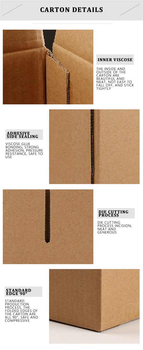 Customizable packing box storage box