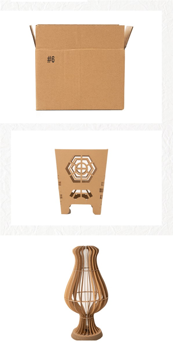 Customizable packing box storage box