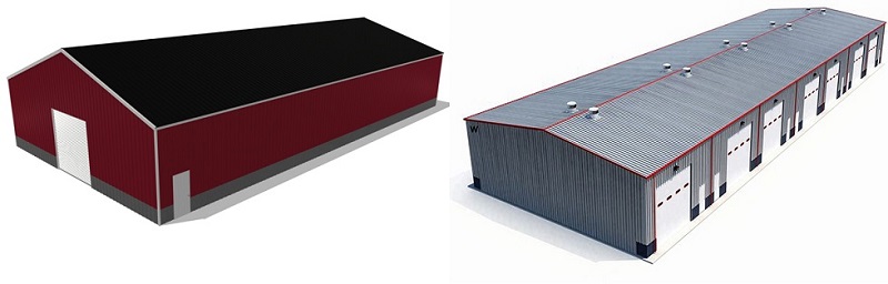 prefab Pole Barn Construction Metal Barn building Kits steel barns
