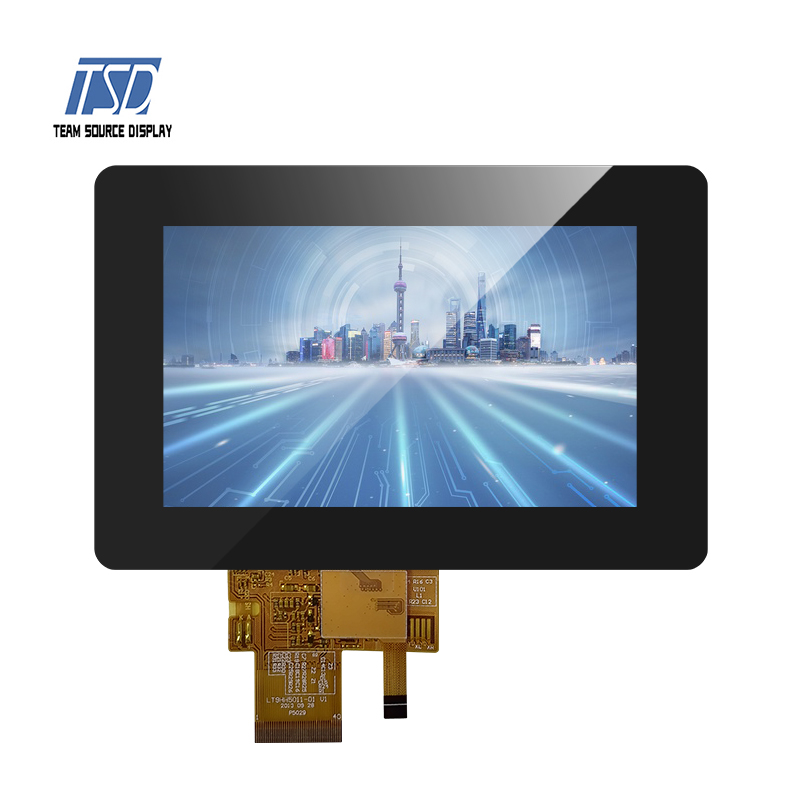 ILI5480 IC 500nits 50 Inch TFT LCD Display 800x480 With TTL Interface TFT LCD Module