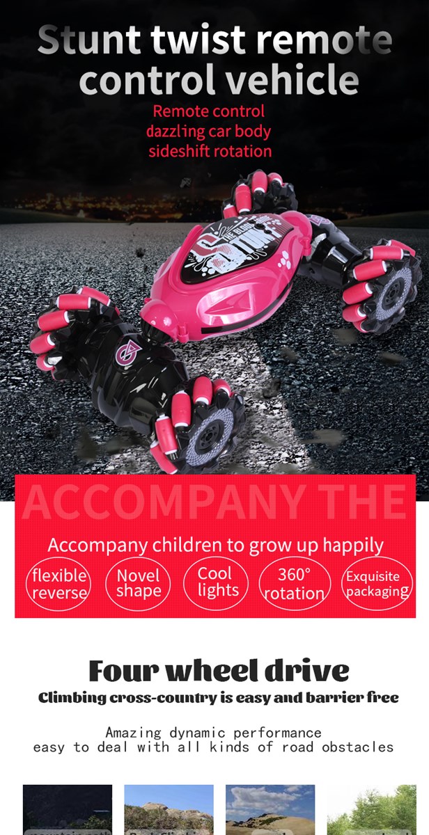 114 Twelvechannel stunt twisting remote control car single remote control