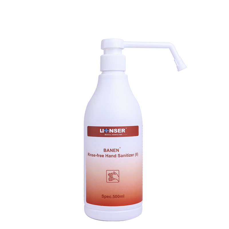 LIONSER HAND DISINFECTANT SOLUTION 7288 ALCOHOL 17 FL OZ500ML RINSE FREE