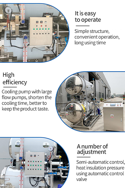 Automatic spray sterilizing kettle spray sterilizing kettle
