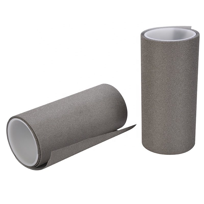 2022 New Material Polymer Fiber Silver Gray Roll EMI Shielding 15mm allround conductive sponge tape