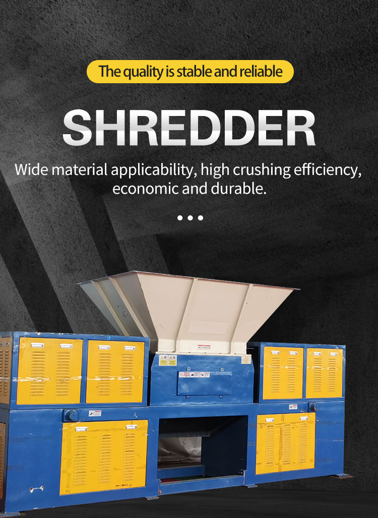 Shredmaster It Has Strong Crushing Capacity Large Torque Low Noise