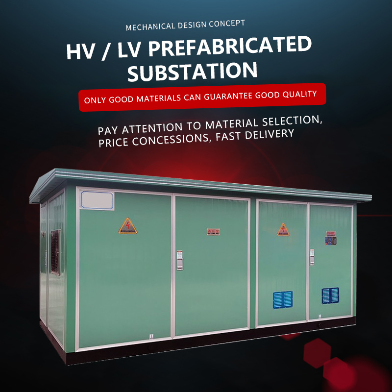 Customizable High-Voltage/Low-Voltage Prefabricated Substations for Residential Quarters, Construction Power Supplies, e