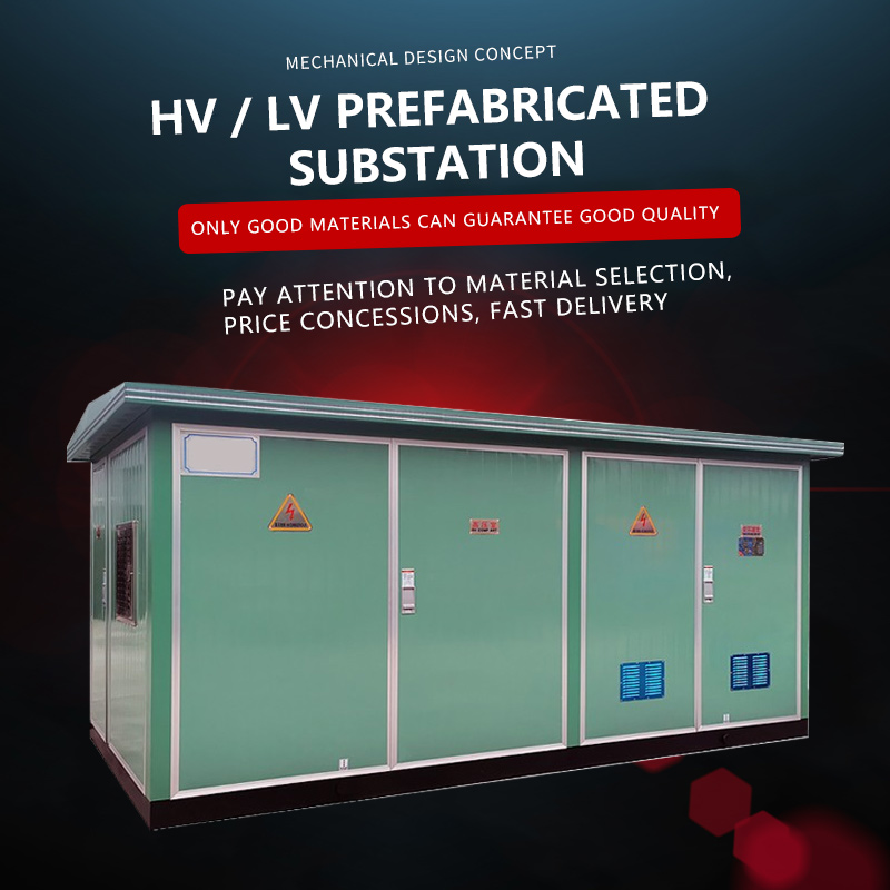 Customizable highvoltagelowvoltage prefabricated substations for residential quarters construction power supplies e