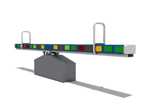 LED Seesaw Selfpowered Playground Equipment