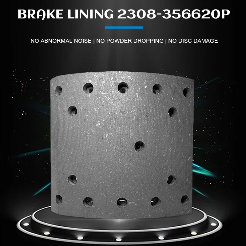Brake Lining 2308-356620P Wear-Resistant & High-Temperature Resistant, Dust-Free & Noise-Free, Long Service Life