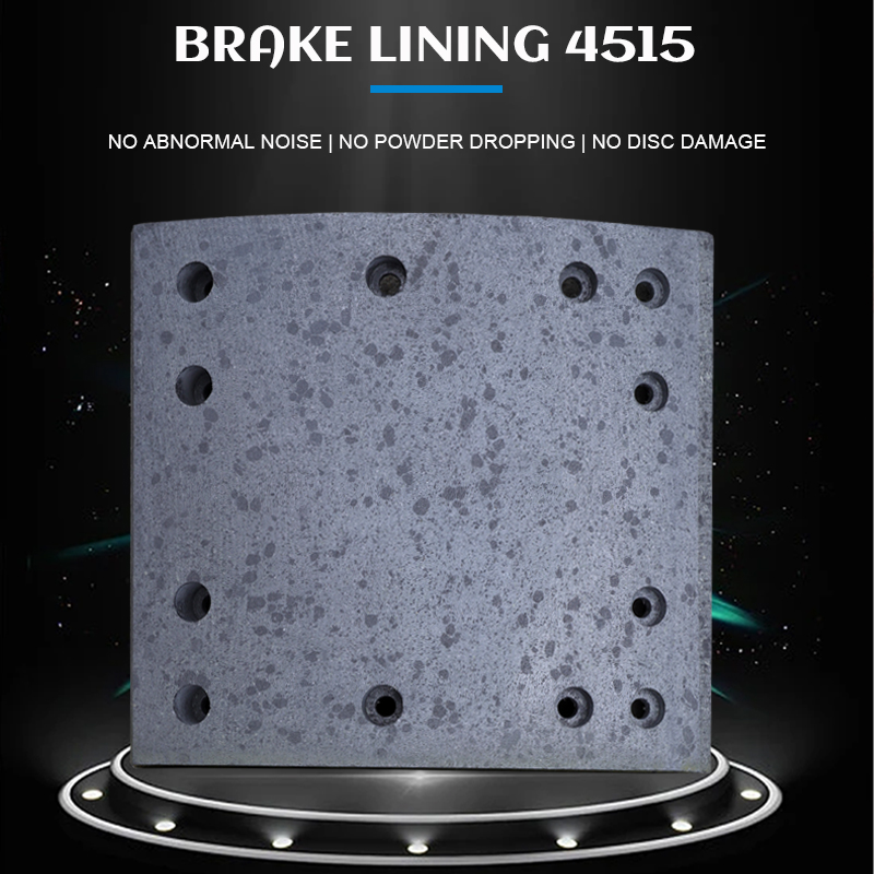 Brake Lining 4515 Is Wear-Resistant & High-Temperature Resistant, Dust-Free & Noise-Free, & Has a Long Service Lif