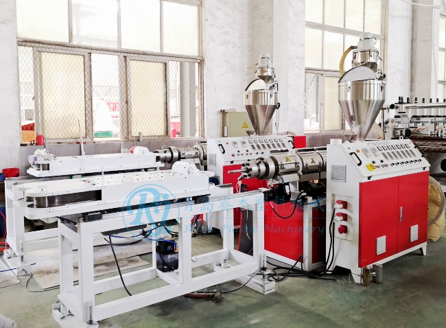 PVC PE PP Corrugated Pipe Plastic Pipe Production Line