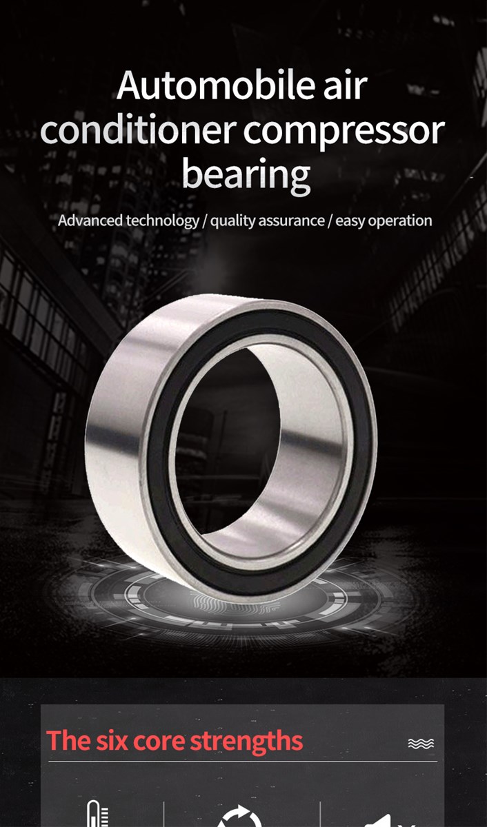 Factory direct sales of automotive air conditioning compressor bearings 35BD5020DU 35BD5223DU and other models