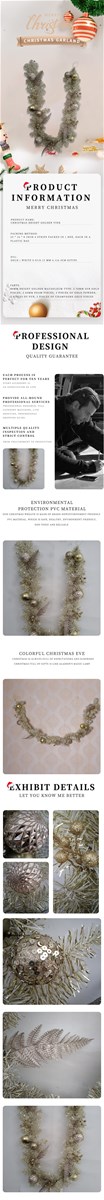 Christmas decoration bright gold diamondshaped gold 3 pieces foam fur champagne color wall decoration