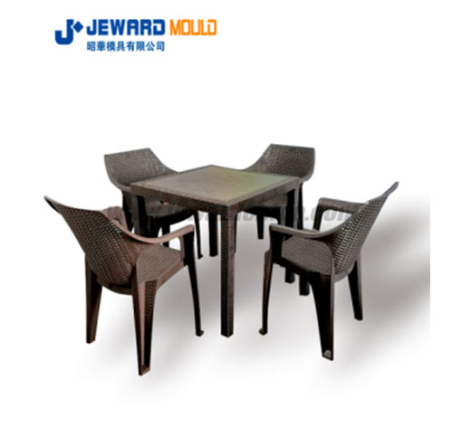 RATTAN PATTERN TABLE MOULD table molds