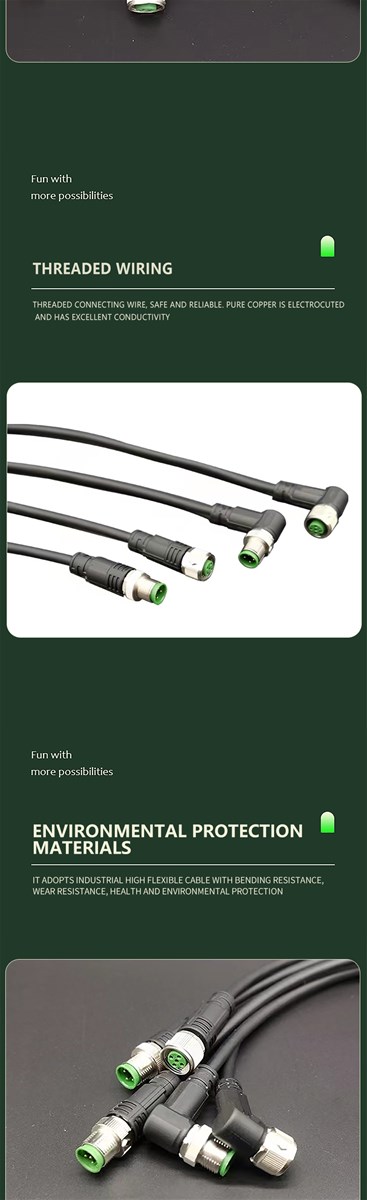 Onestop supply of M12 series connectors effectively improving tooling integration efficiency