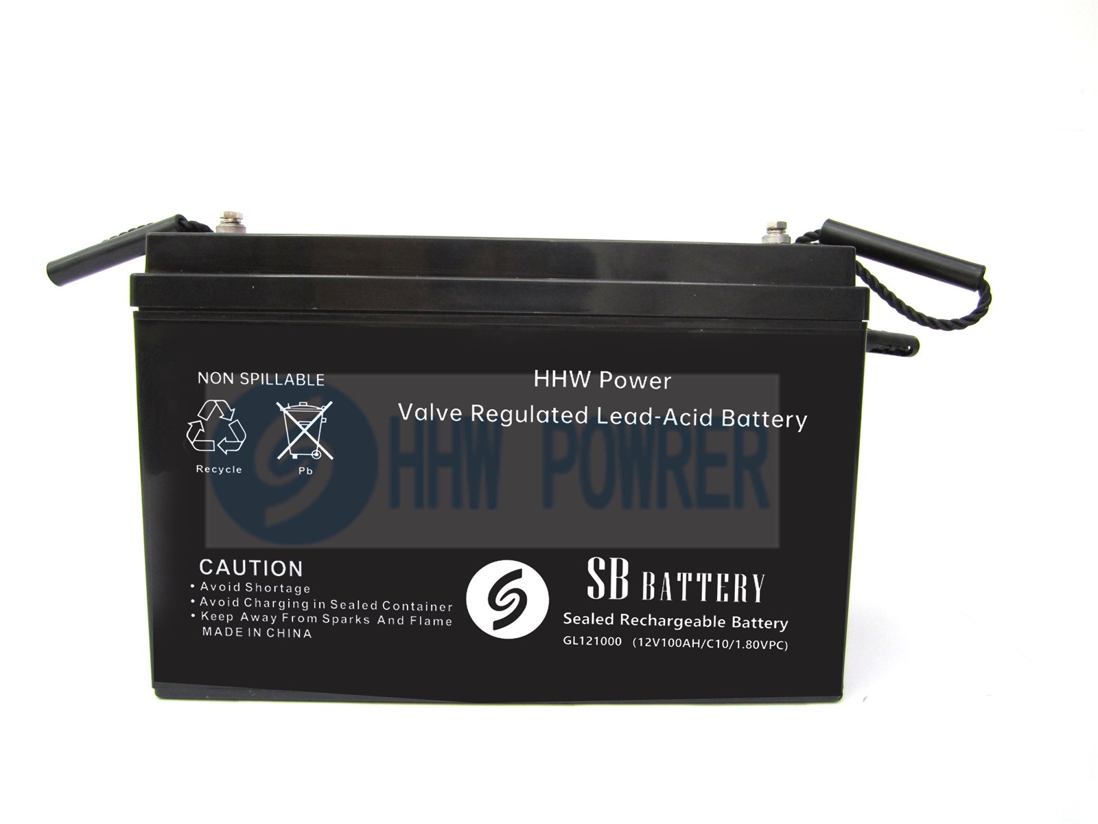 12v100ah Sealed Lead Acid Battery, Maintenance Free, for UPS & Solar Power System Applications