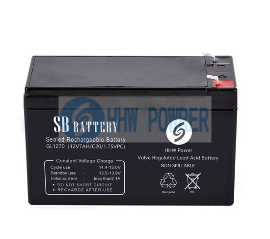 12v7ah sealed lead acid batterymaintenance free for ups and solar power system applications